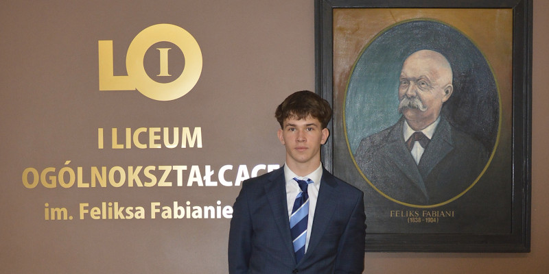 Szymon Wojciechowski - uczeń I LO